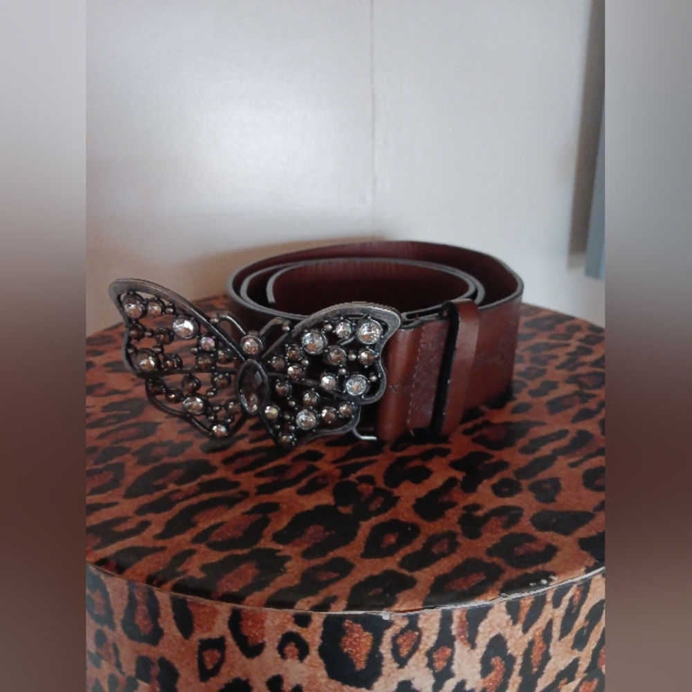 🎈3/$10 Sale🎈Butterfly Belt 15 Women Faux Leather Coastal Cowgirl Boho Festival